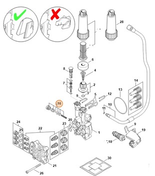 Wkład zaworowy, Stihl 49505103502