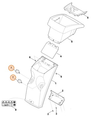 Śruba zamykająca, Stihl 60077002300
