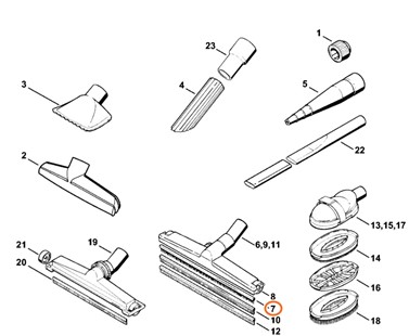 Szczotka wymienna, Stihl 49015042700