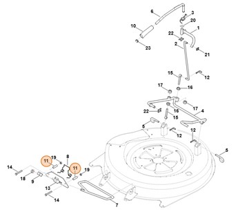 Tulejka odległościowa, Stihl 61407630700