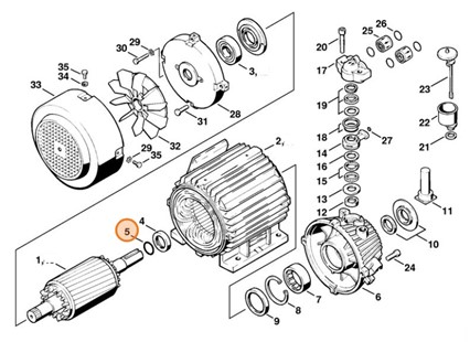 Okrągły pierścień uszczelniający 30x2, Stihl 96459457842