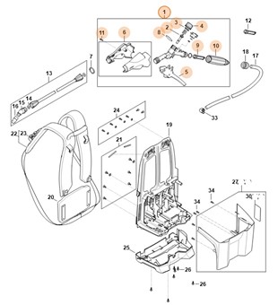 Pistolet natryskowy, Stihl 42555009106