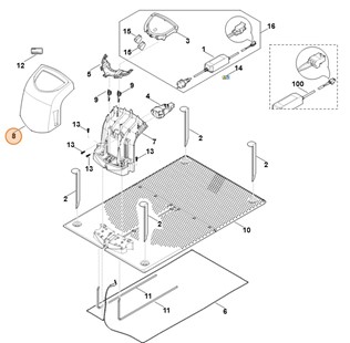 Pokrywa, Stihl 63097013615