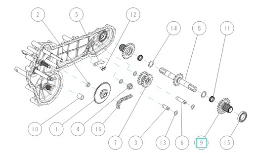 Wałek, Orec 0032-00700