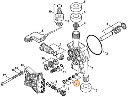 Zawór przeciwzwrotny, Stihl 47755100200