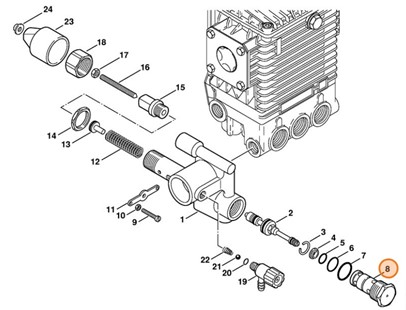 Śruba drążona, Stihl 47325130701