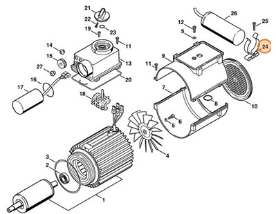 Mocowanie, Stihl 47286050900