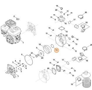 Pierścień uszczelniający, Stihl VB037092010