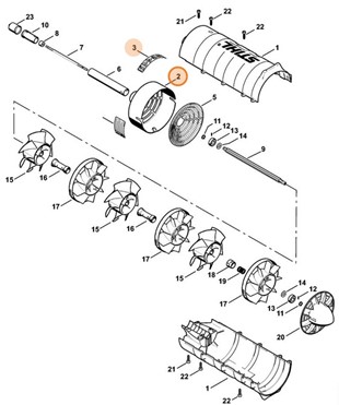 Kratka ochronna, Stihl 46067608100