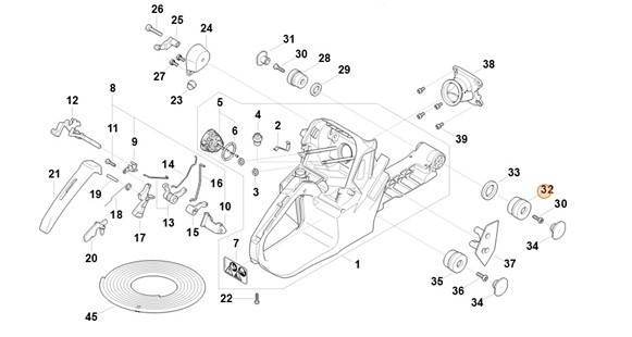 Amortyzator pierścieniowy, Stihl 11247909901