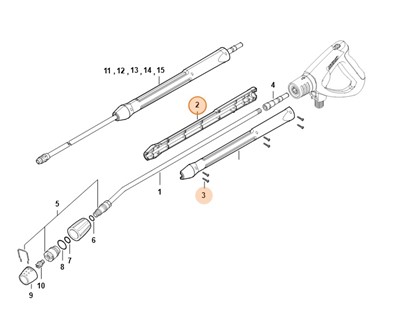 Okładzina uchwytu, Stihl 49255008900
