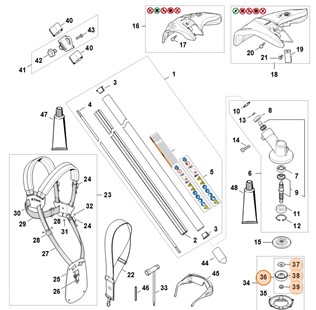 Zestaw narzędzi do kosy, Stihl 40010074400