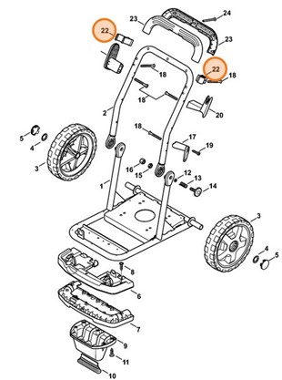 Mocowanie, Stihl 47807915403
