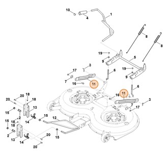 Jarzmo tylne, Stihl 61707635640