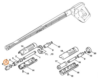 Okrągły pierścień uszczelniający 15,1x1,6, Stihl 96459457567