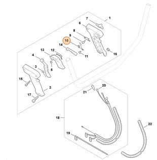 Sprężyna zestykowa, Stihl 41264421600