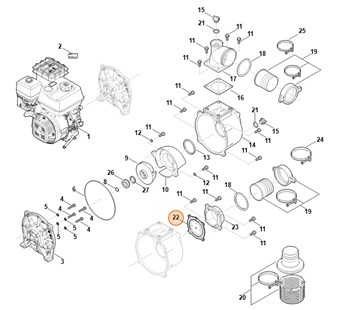 Pokrywa, Stihl VB057062400