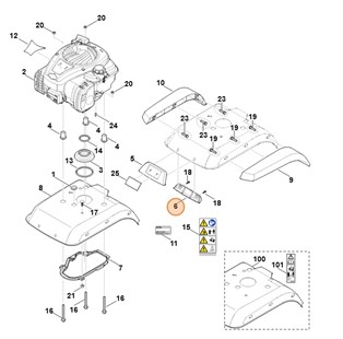 Element uchwytu, Stihl 62417171205