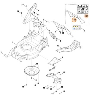 Pokrywa, Stihl 63647002701