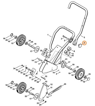 Uchwyt gwiaździsty M10, Stihl 95719300207