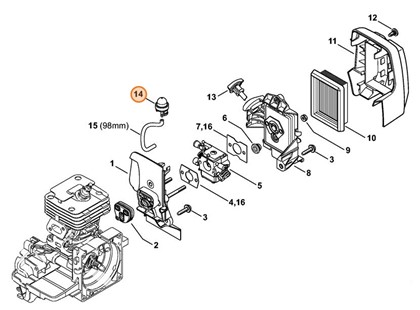 Pompa paliwowa, Stihl 00003506201