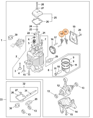 Dźwignia zabierakowa, Stihl 42830381900