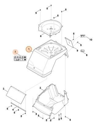 Obudowa, Stihl 60017008522