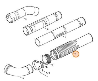 Wąż fałdzisty, Stihl 42417016100