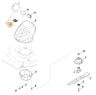 Obudowa złącza przewodu, Stihl 63684031300