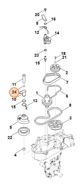 Pierścień uszczelniający 12x2, Stihl 96459457525