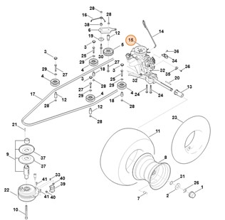 Przekładnia T2-CHBF-2X3C-1TX1, Stihl 61656400101