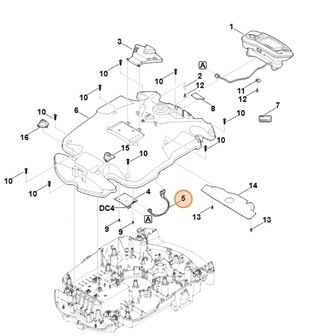 Wiązka przewodów (stop), Stihl 63094403030