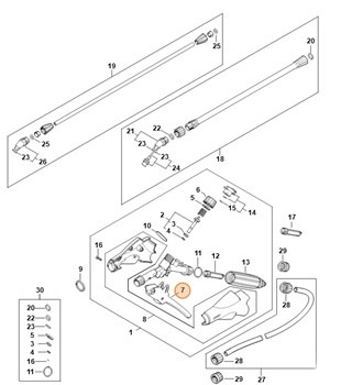 Dźwignia, Stihl 42555103902