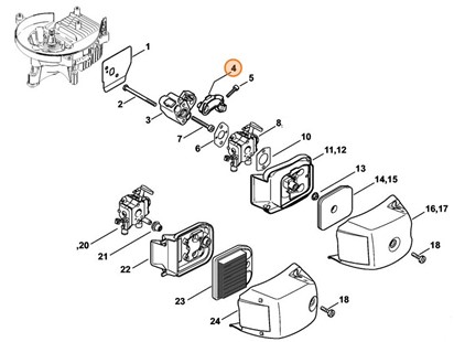 Element napinający, Stihl 42371827601