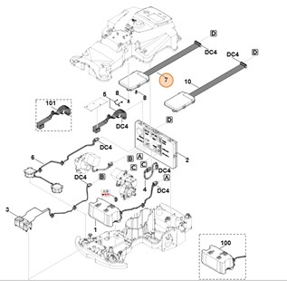 Moduł układu elektronicznego (C-Box 2G/GSM), Stihl 63014301430