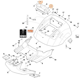 Czop zamykający, Stihl 00009520200