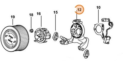 Podstawa filtra (dno), Stihl 11431410924