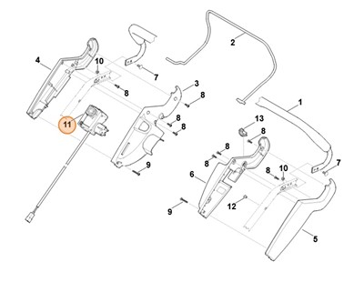 Wyłącznik samoczynny EUR, Stihl 63404300406