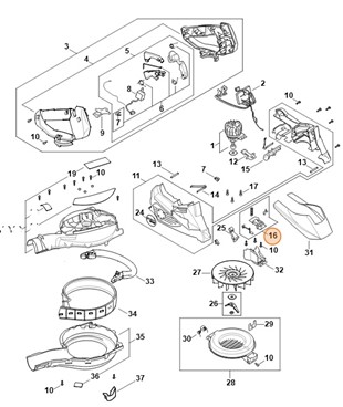 Płytka zestykowa, Stihl SA024000600