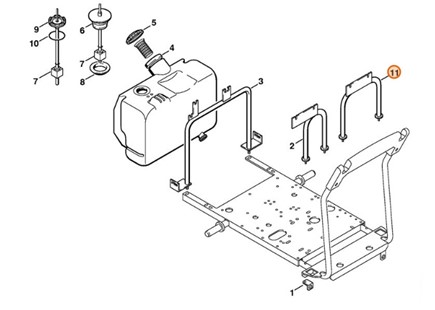 Mocowanie, Stihl 47127915410