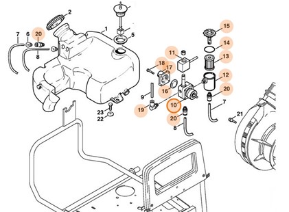 Pompa paliwowa, Stihl 47245201202