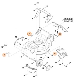 Obudowa, Stihl 63587008590