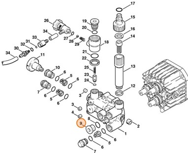 Śruba zamykająca, Stihl 47317085800