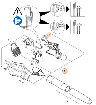 Korpus rękojeści, Stihl 45137901000