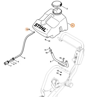 Zbiornik wodny, Stihl 42247000800