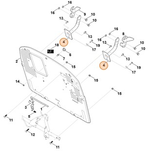 Uchwyt, Stihl 61707006801