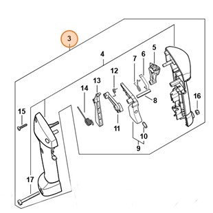 Rękojeść manipulacyjna, Stihl 41477901322
