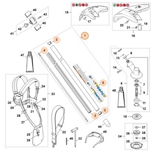 Wysięgnik, Stihl FA087107155