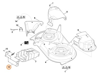Osłona blaszana, Stihl 61657068200