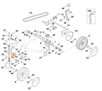 Blokada, Stihl 63617801000